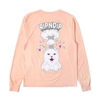 【RIPNDIP】MIND BLOWN L/S (PEACH)