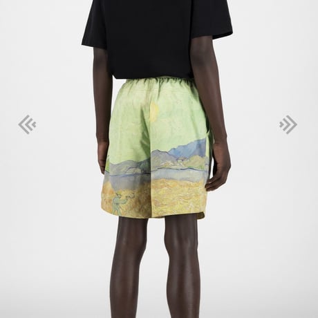 【DAILY PAPER】Green Landscape Van Hali Shorts