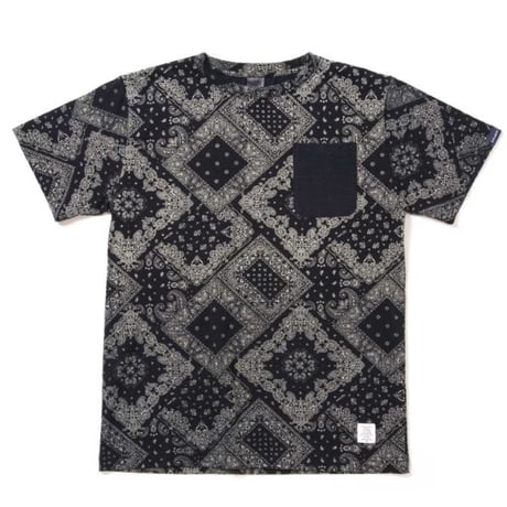 【APPLEBUM】Indigo Paisley Pocket T-shirt
