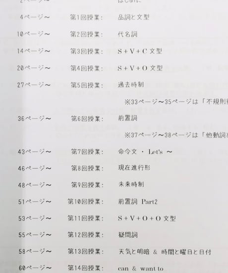 【英検5級】無料体験版：文法解説書