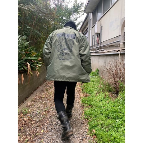 龍虎図 coach jacket/khaki