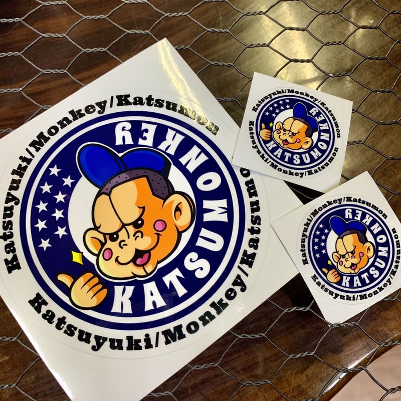 KATSUMONKEY ステッカー 3枚set | Hi-drop staR