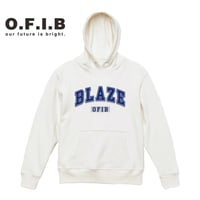 College  Logo Hoodie（White）