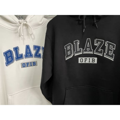 College  Logo Hoodie（White）