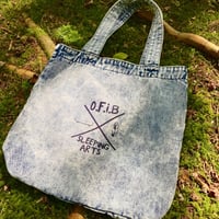 denim tote bag