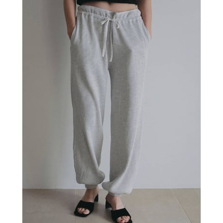 【anuke】Waffle Wide Pants　納期：8月下旬～9月下旬