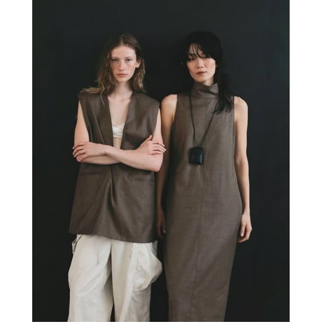 【anuke】Highneck Sleeveless Onepiece　※納期5月下旬～6月下旬