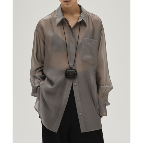 【TODAYFUL】Chambray Silky Shirts　※納期4月上旬〜5月上旬