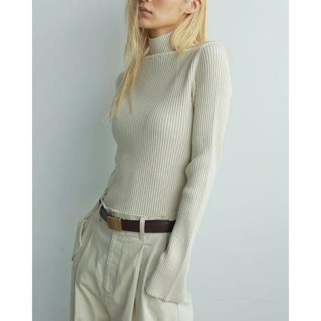 【anuke】Slit Turtle Knit※11月上～12月上