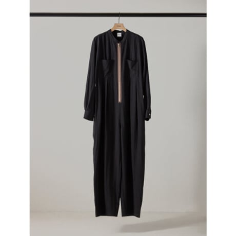 【YENN】ZIP UP JUMPSUIT※納期9/上〜9/中