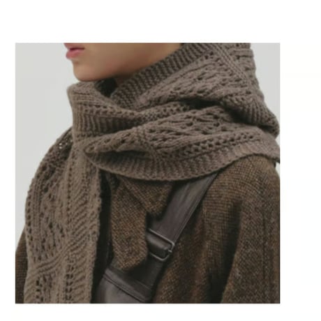 【TODAYFUL】Cable Hoodie Muffler　※納期11月下旬～12月下旬