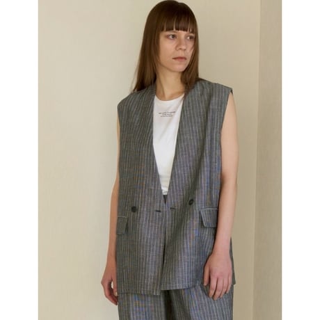 【Boutique Ordinary】Sleeveless Double Jacket