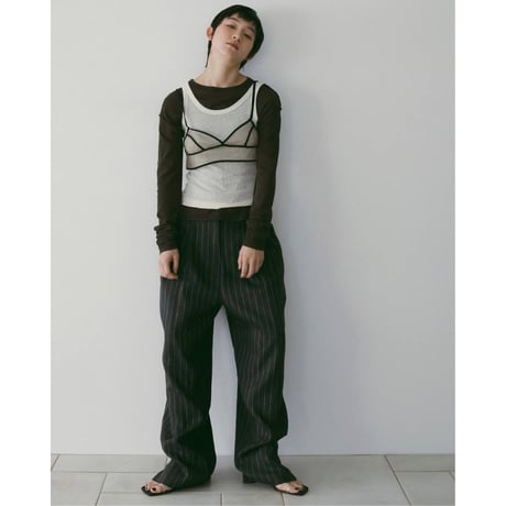 【anuke】Wool Rib Tanktop　※納期4月上旬～5月上旬