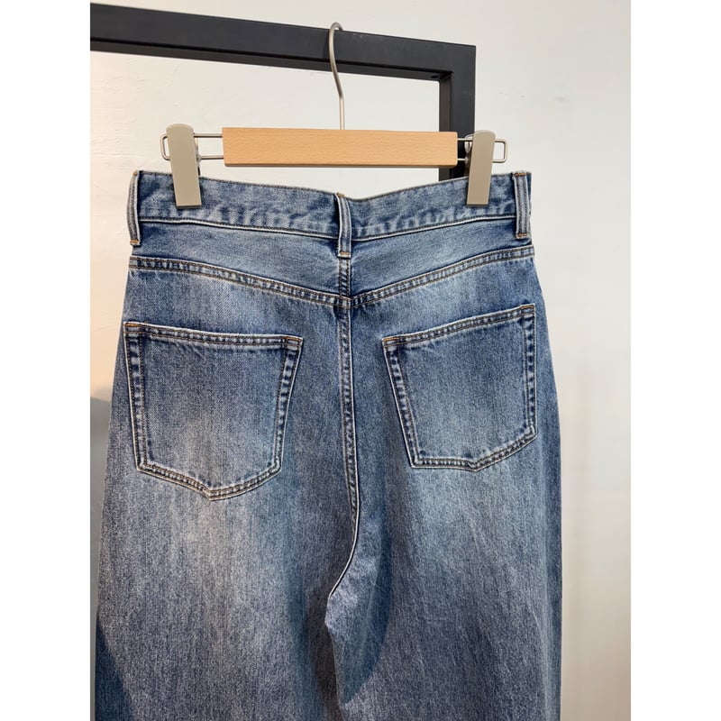 kusukusu別注カラー✨【cafune】draw string loose denim | kusukusu別注カラー✨【cafune】draw string loose denim |