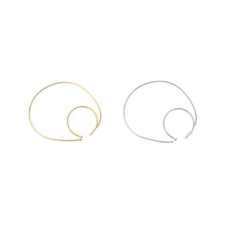 【Sea'ds Mara 】Thin 2way earcuff ring 【Large】