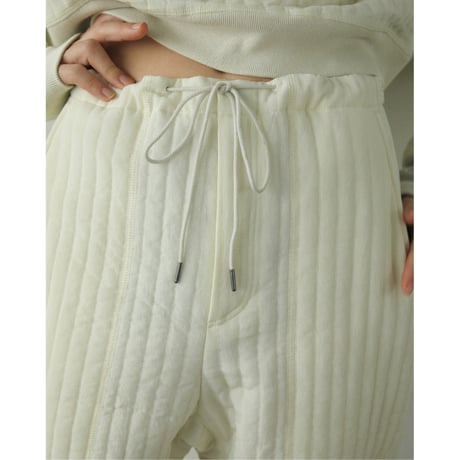 【ànuke】Quilting Line Pants　※11月下旬~12月中旬頃 発送予定