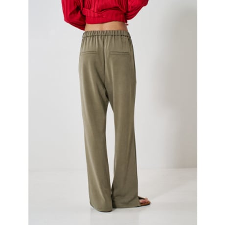 【YENN】 SIDE SLIT SLACKS　納期：2026年2月上旬～3月上旬