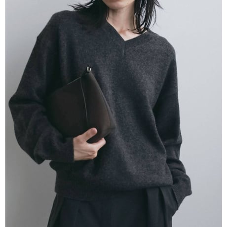 【anuke】Wool Vneck Knit