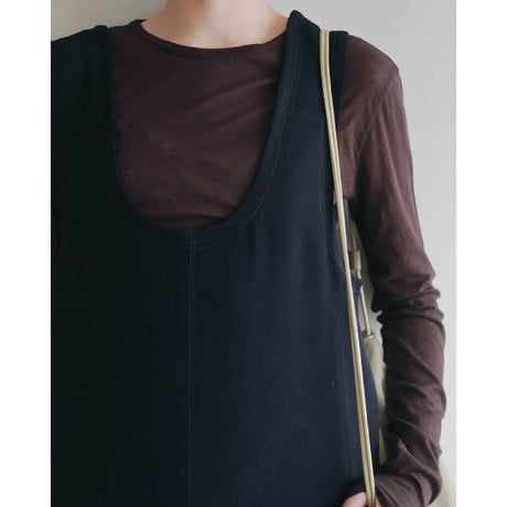 【anuke】Gather Compact Tops　※納期8月中旬～9月中旬