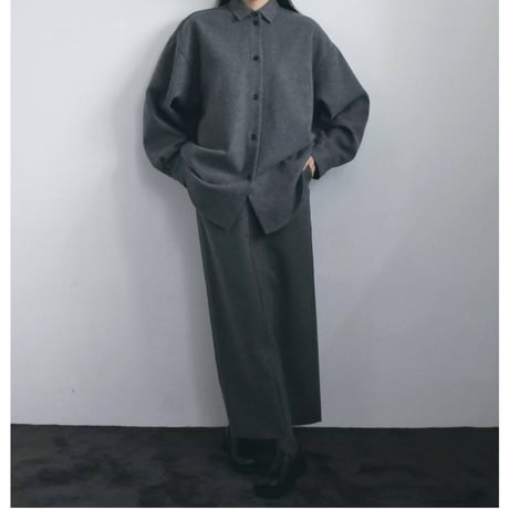 【anuke】Wool Over Shirts
