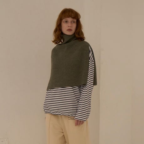 【Boutique Ordinary】Garter Stitch Knit Snood