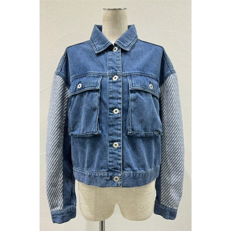 CYAN TOKYO】ツイードコンビデニムJK | selectshop kusukusu CYAN TOKYO】ツイードコンビデニムJK | selectshop kusukusu
