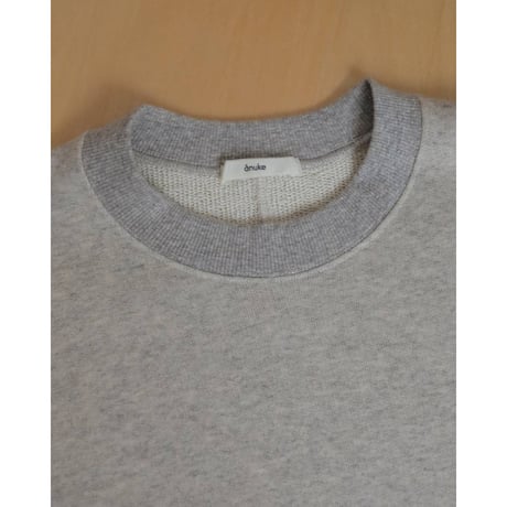 【anuke】Soft Sweat Tops　※納期11月上旬～12月上旬