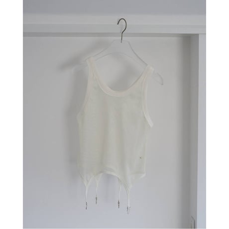 【anuke】Vintage Mesh Tanktop　※納期5月下旬～6月下旬