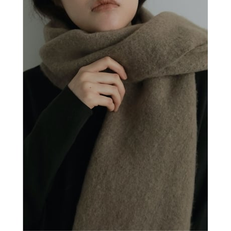 【anuke】Soft Fringe Stole※11月中～12月中