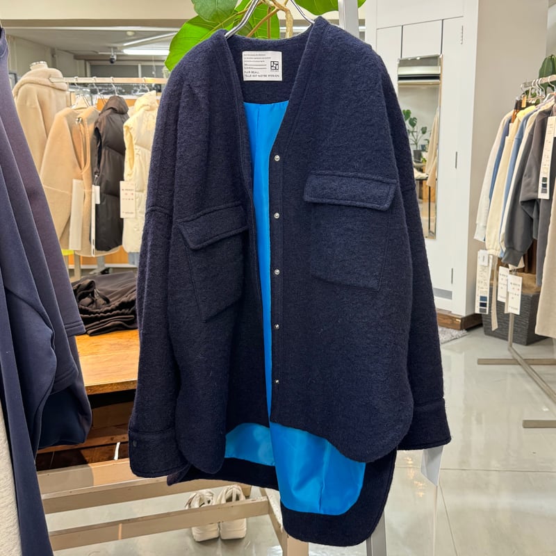 PASSIONE】Vネックウールコート | selectshop kusukusu PASSIONE】Vネックウールコート | selectshop kusukusu