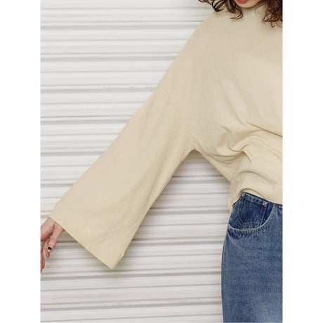 【YENN】WIDE SLEEVE LONG TEE