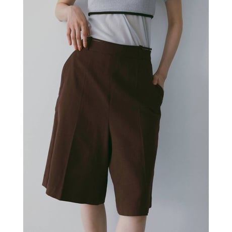 【anuke】Linen Half Pants　※納期3月上旬～4月上旬