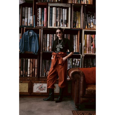 【LE MELANGE】 カットオフコットン裏毛Tee