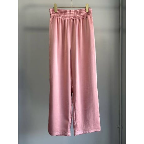 【MARGAUX VINTAGE】ウエストゴムサテンパンツ