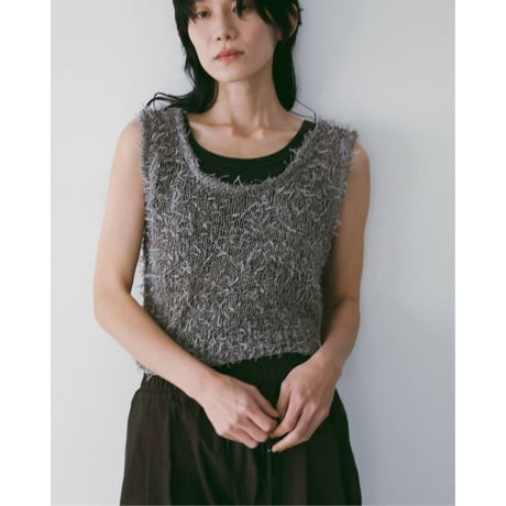 【anuke】Wool Rib Tanktop　※納期4月上旬～5月上旬