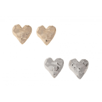 【Sea'ds mara】Organic heart earring