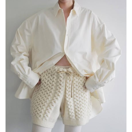 【anuke】Cable Knit Bloomer　※納期9月上旬〜10月上旬