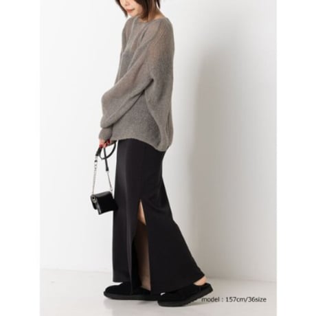 【YENN】W JERSEY MAXI SK