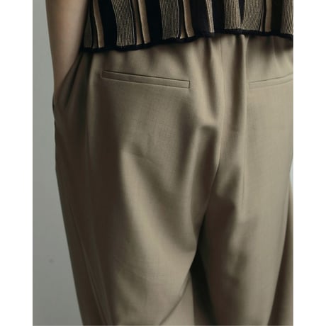 【anuke】Pintuck Wide Pants