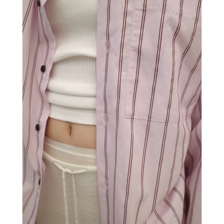 【TODAYFUL】Stripe Pocket Shirts