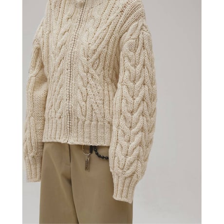 【TODAYFUL】Volume Handknit Cardigan　※10月中旬～11月中旬