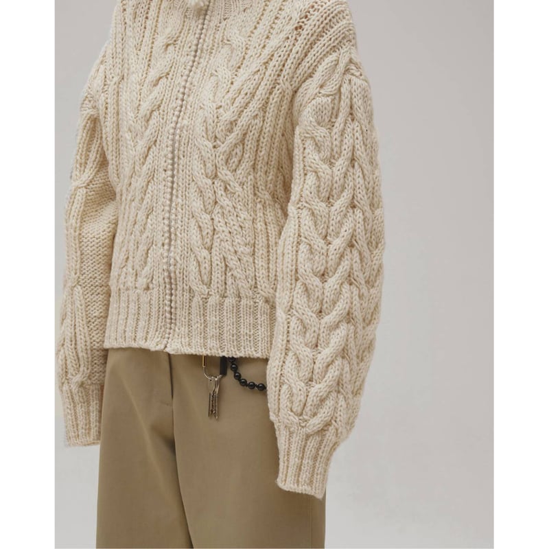 todayful カーディガン TODAYFUL】Volume Handknit Cardigan ※10月中旬～11月中旬