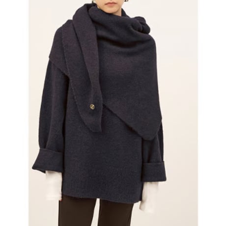 【YENN】ALPACA MIX SCARF