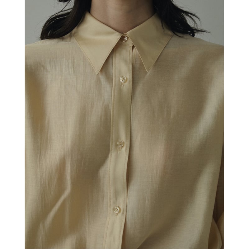 ànuke】Sheer Satin Shirts | selectshop kusukusu