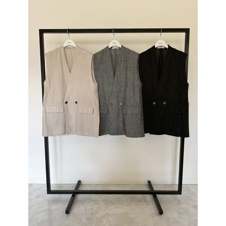 【Boutique Ordinary】Sleeveless Double Jacket