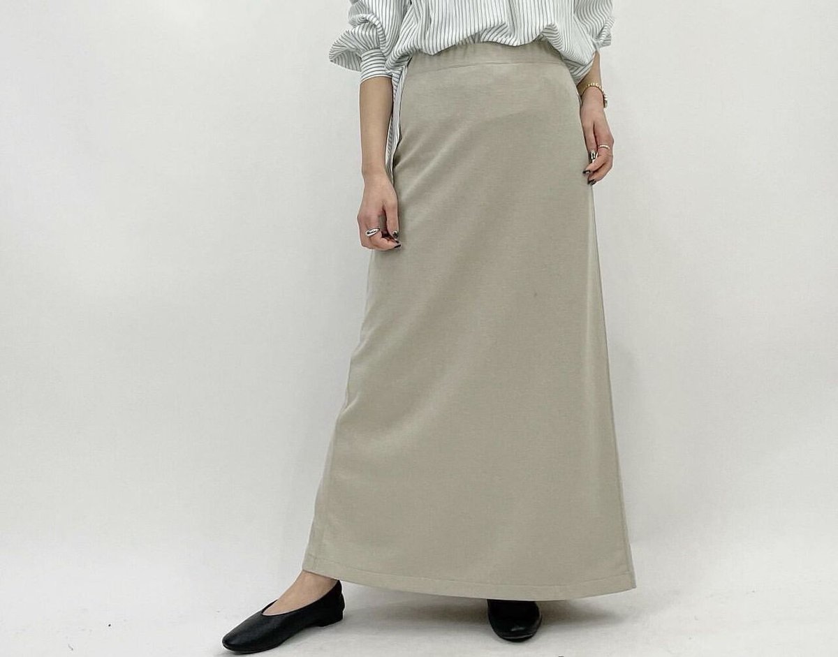 新品　　cafune double knit skirt 新品 cafune double knit skirt