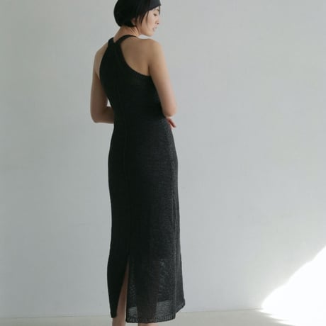 【anuke】Strawyarn Knit Onepiece　※納期4月下旬〜5月下旬