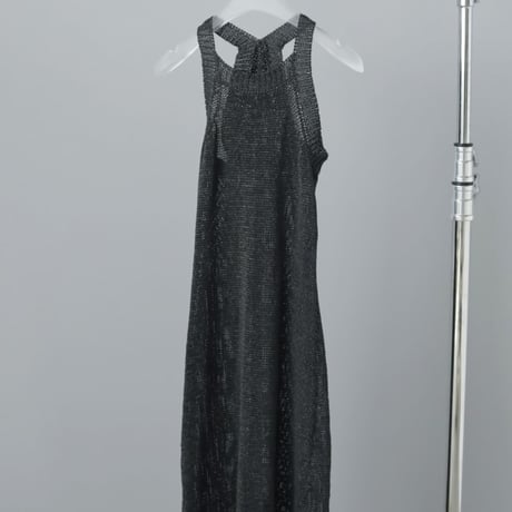 【anuke】Strawyarn Knit Onepiece　※納期4月下旬〜5月下旬