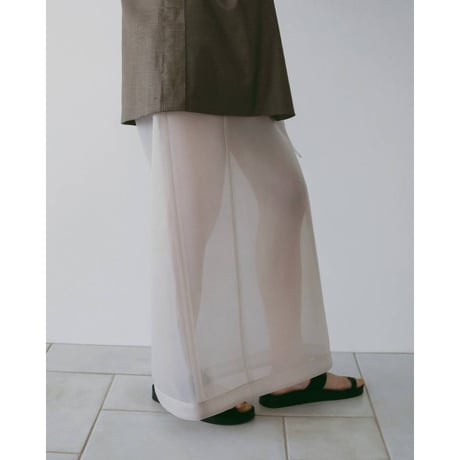 【anuke】Sheer Knit Skirt　※納期3月上旬～4月上旬