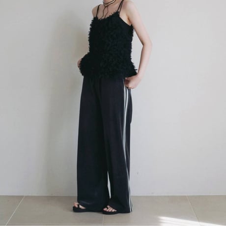 【anuke】Velour Track Pants　※納期8月下旬～9月下旬